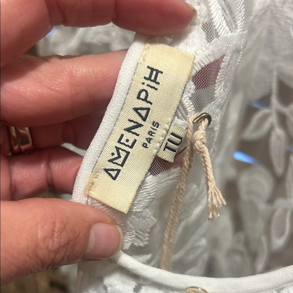 Elegant White Lace Maxi Dress - Picture 6 of 8